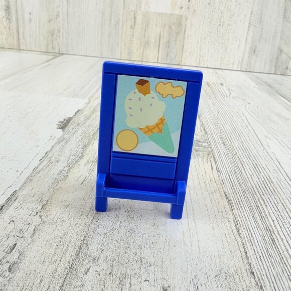 Bluey Food Trays Stand Ice Cream Sign Board LOT Snack Markets Figure Playset NEW - Picture 4 of 16